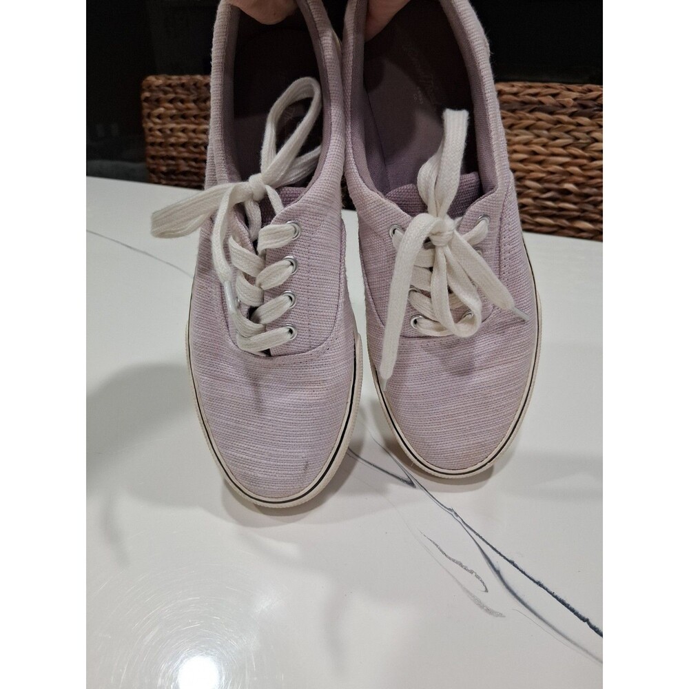 Women’s Purple SZ 7 Molly Vulcanized Lace-Up Sneakers Universal Thread SB5